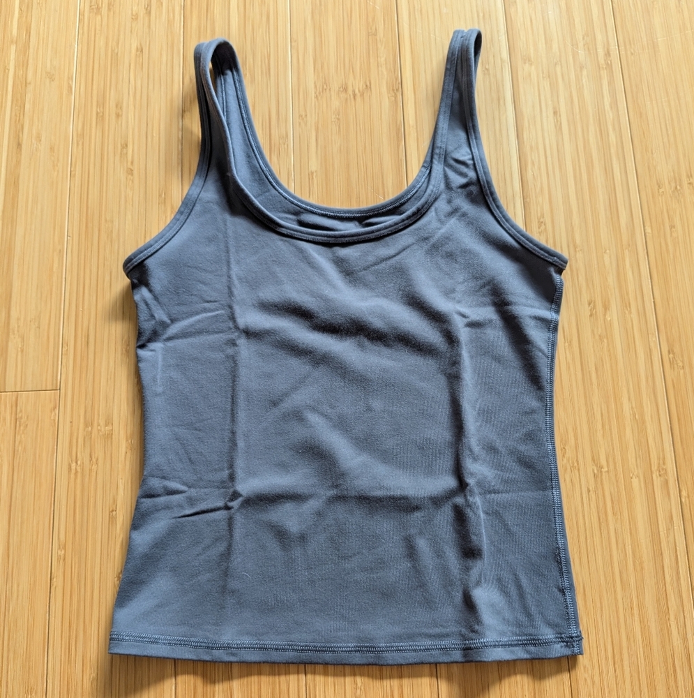 Aritzia Slate Blue Tank Top